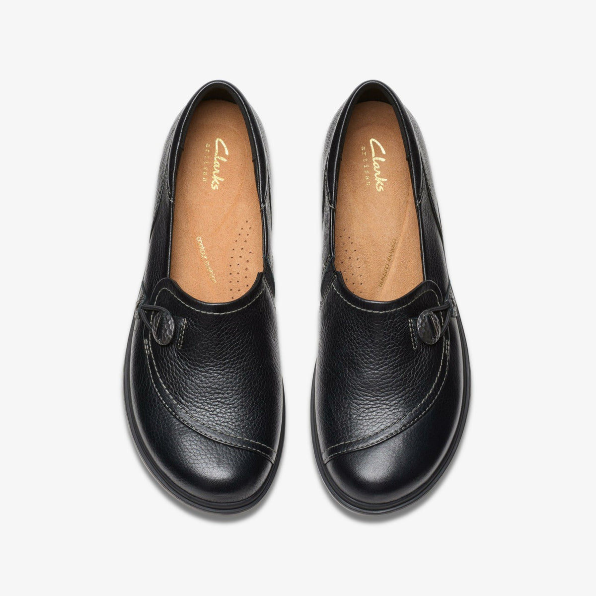 Clarks Women Certina Ease Black Leather
