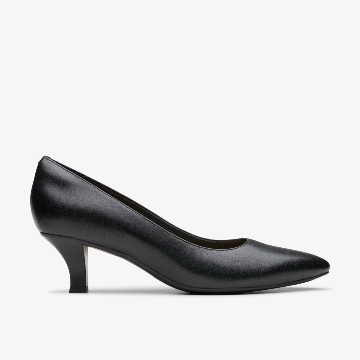 Clarks Women Kepley Vine Black Leather