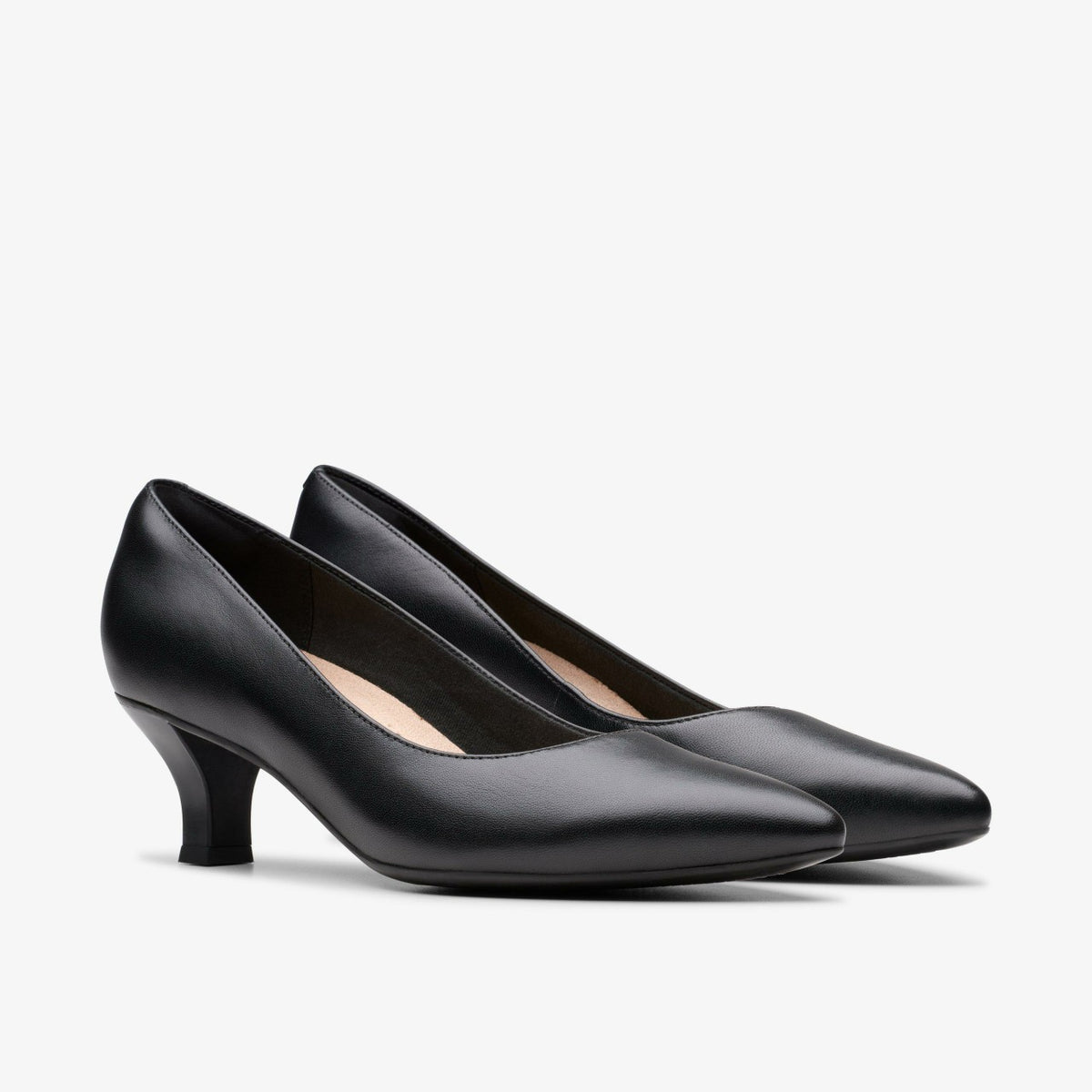 Clarks Women Kepley Vine Black Leather