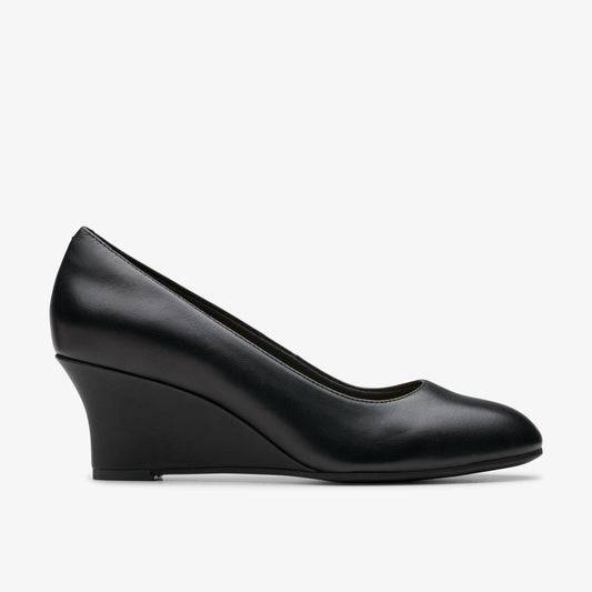 Clarks Women Olivette Pearl Black Leather