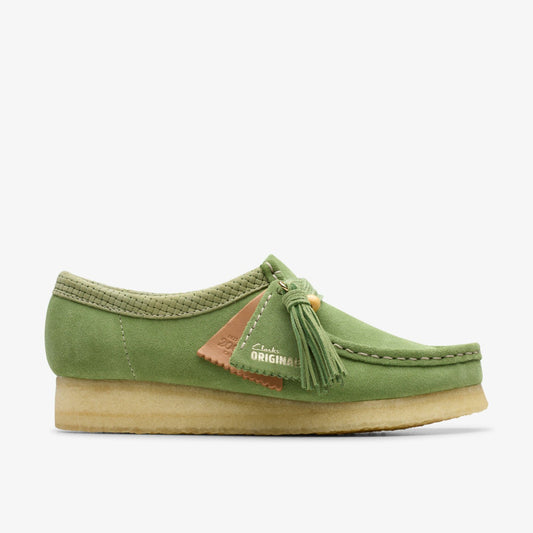 Clarks Women Wallabee Apple Suede