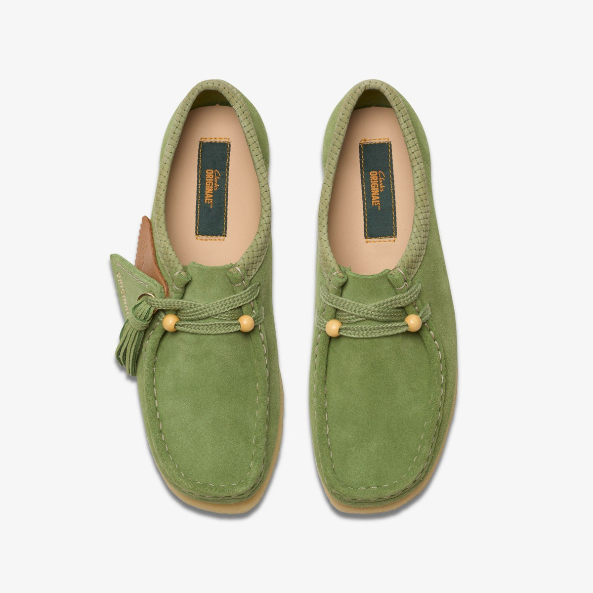 Clarks Women Wallabee Apple Suede