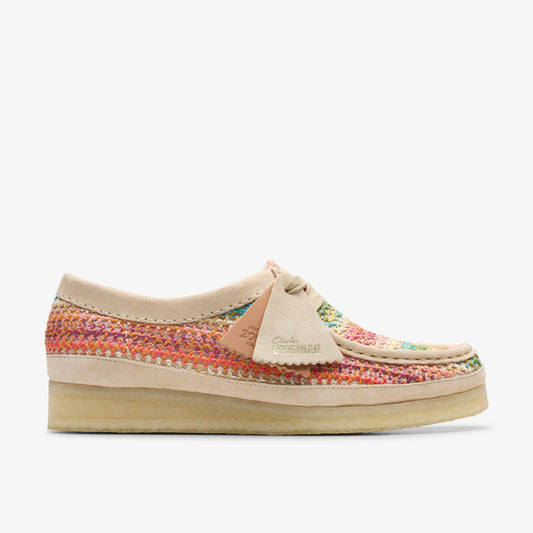 Clarks Women Wallabee Multicolour Raffia