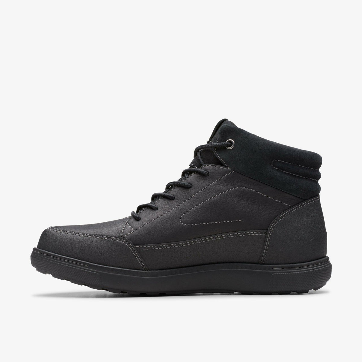 Clarks Men Mapstone Hi GORE-TEX Black Warmlined Leather