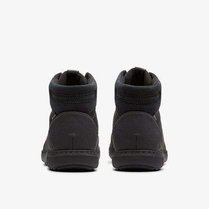 Clarks Men Mapstone Hi GORE-TEX Black Warmlined Leather