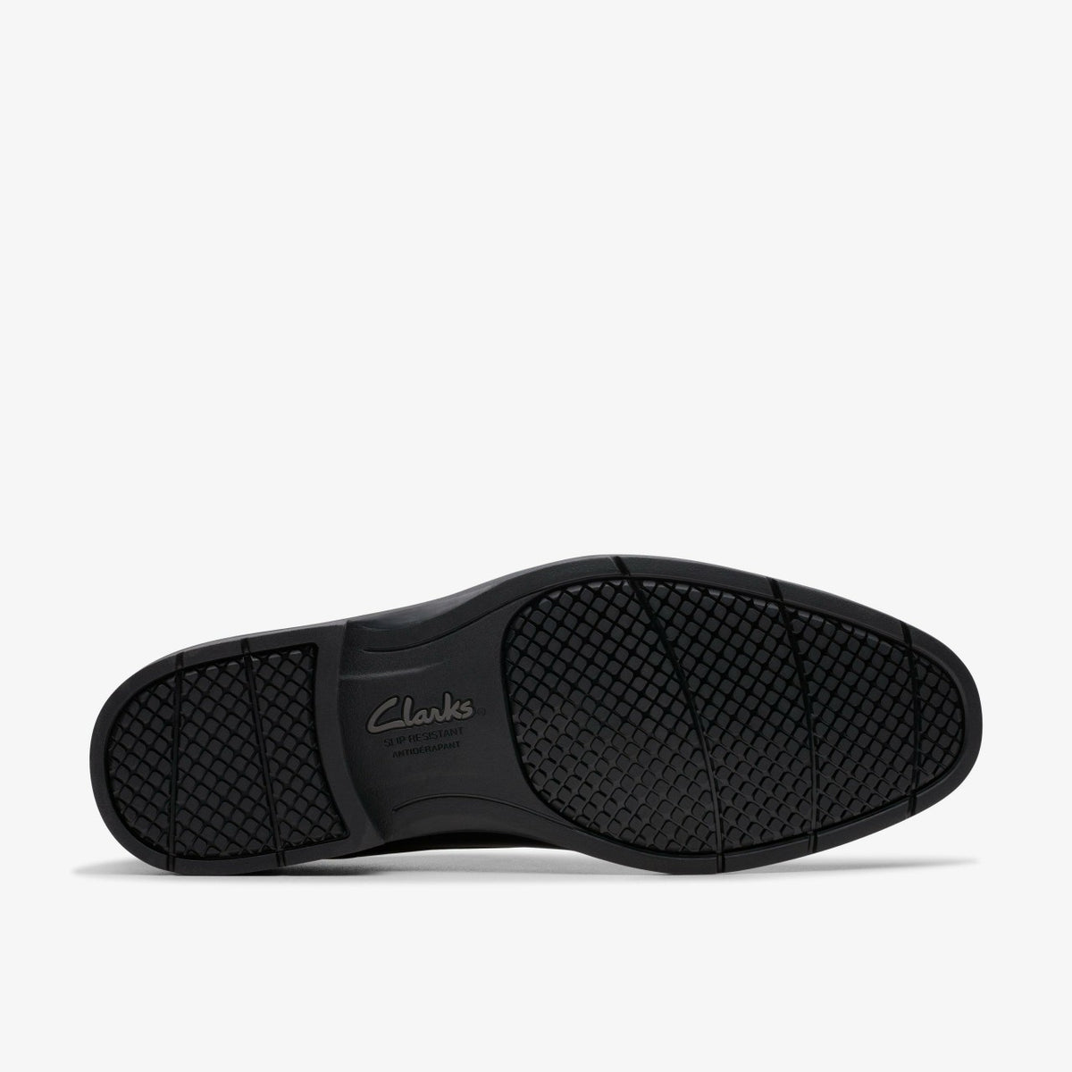 Clarks Men Eldredge Plain Black Leather