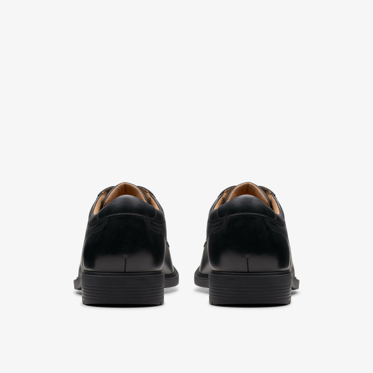 Clarks Men Eldredge Plain Black Leather