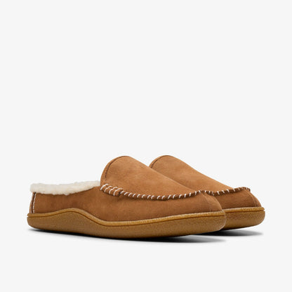 Clarks Women Pilton 2 Craft Tan Suede