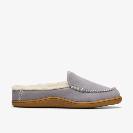 Clarks Women Pilton 2 Craft Grey Suede