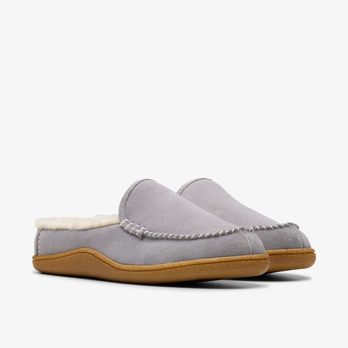 Clarks Women Pilton 2 Craft Grey Suede