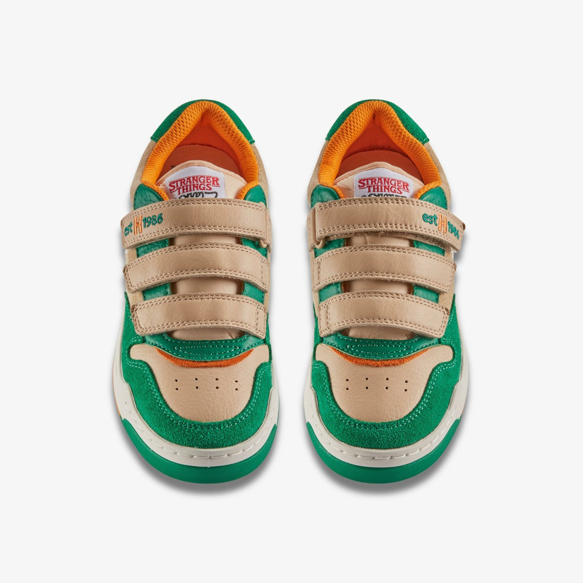 Clarks Kids Stranger Things Urban Ace Older Off White Combination