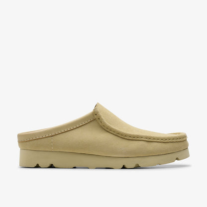 Clarks Men Wallabee Slip Maple Suede