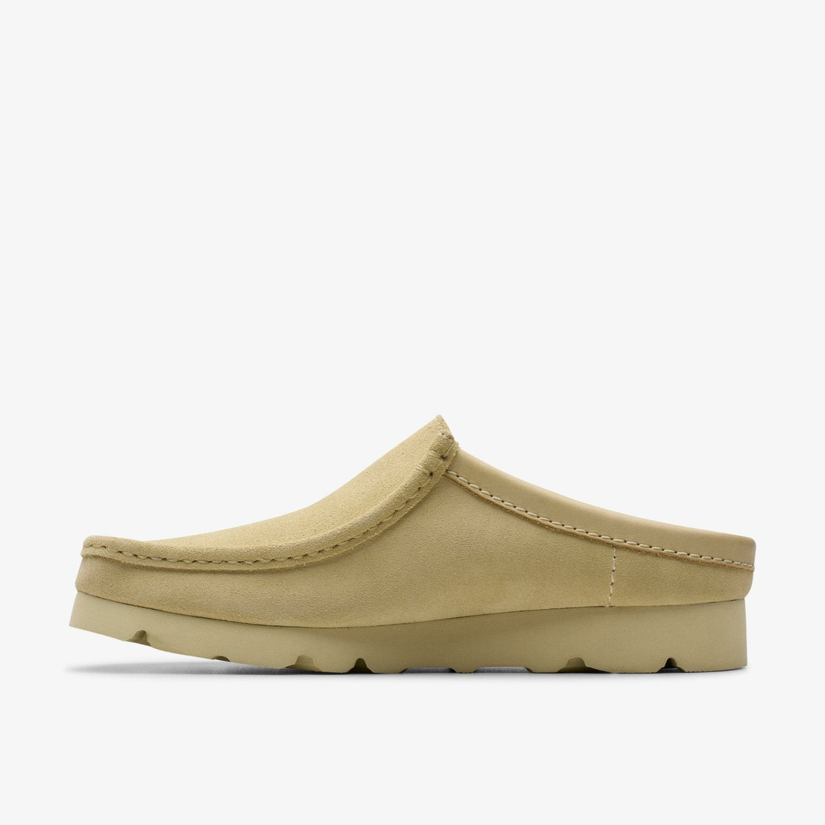 Clarks Men Wallabee Slip Maple Suede