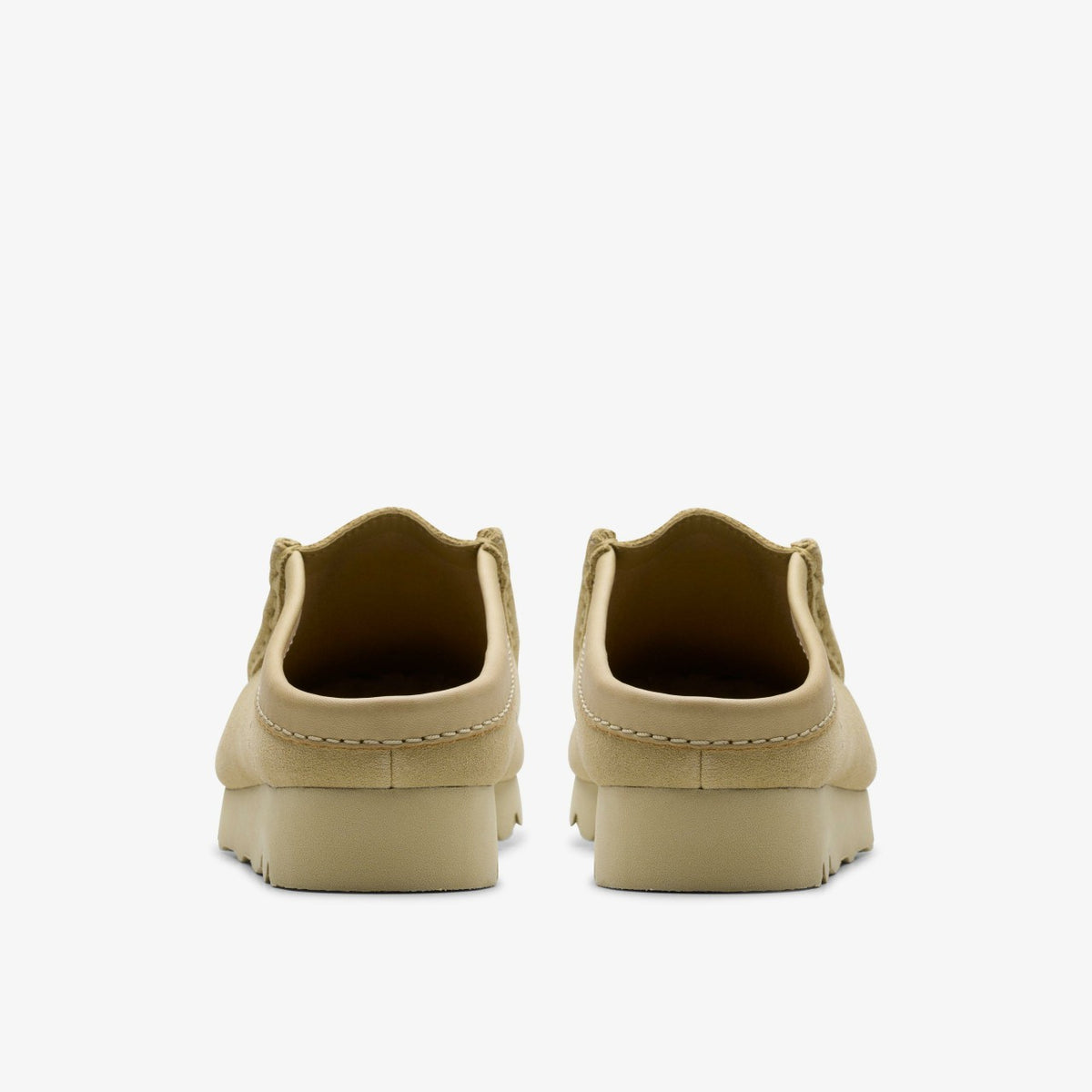 Clarks Men Wallabee Slip Maple Suede
