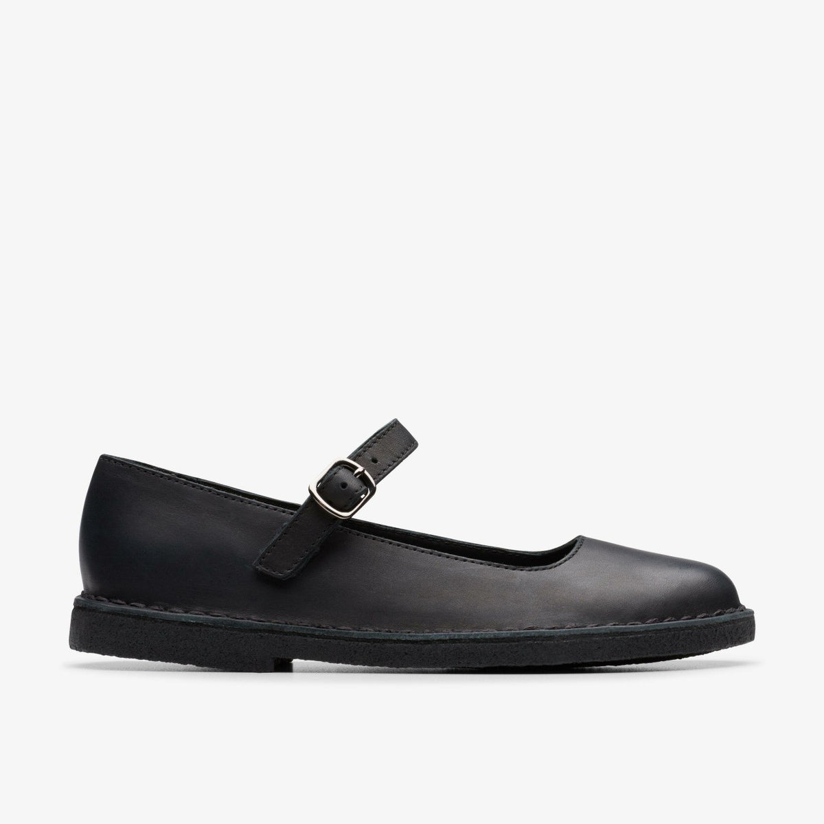 Clarks Women Desert Jane Black Leather