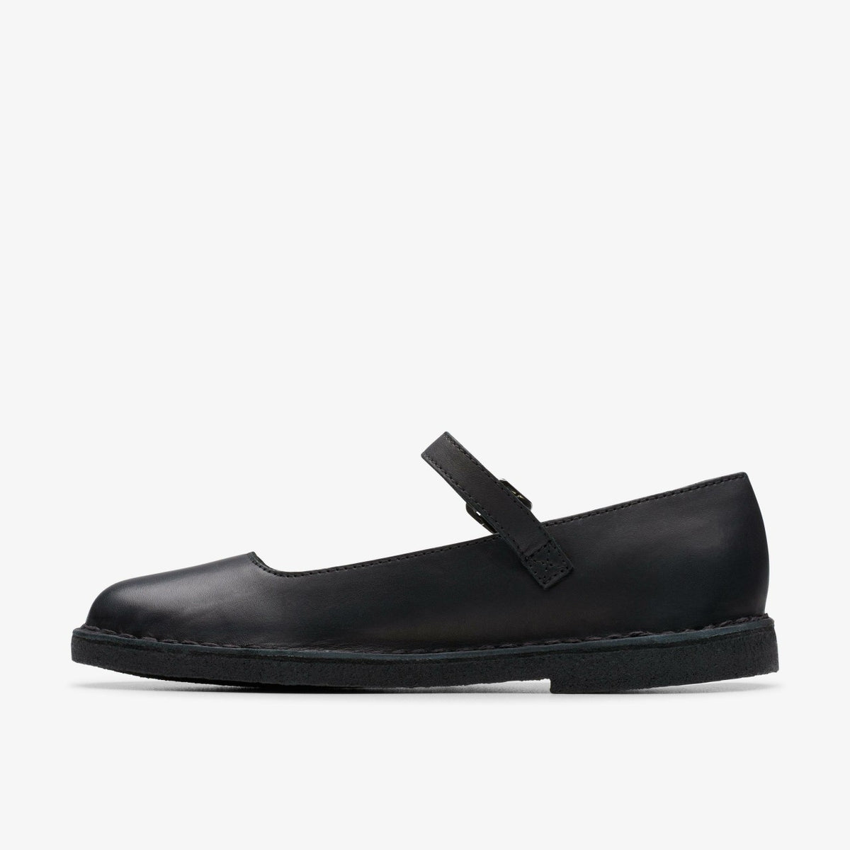 Clarks Women Desert Jane Black Leather