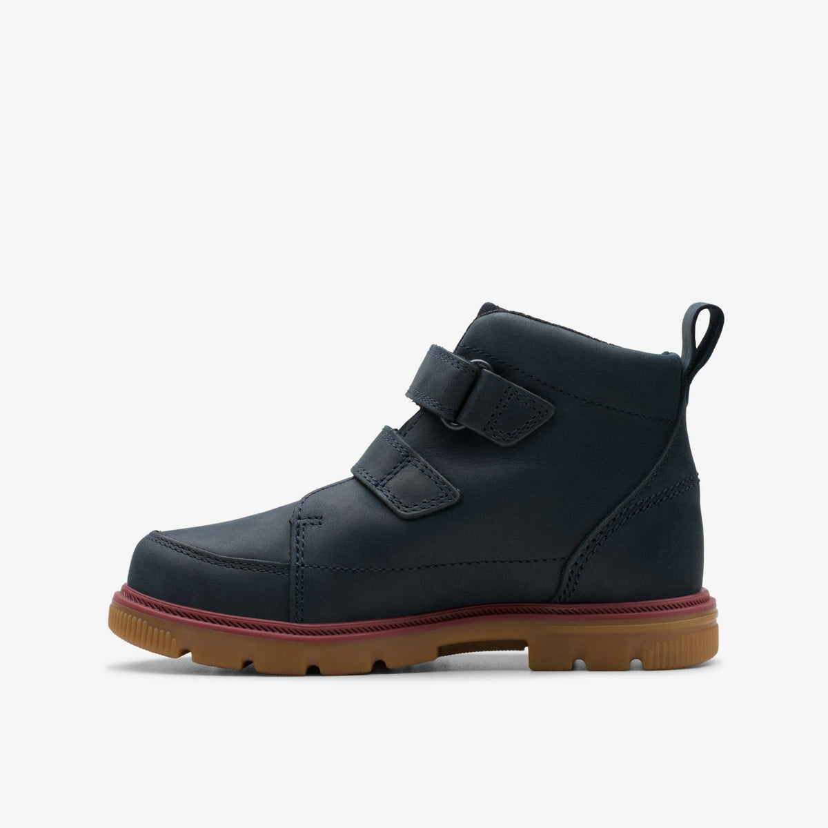 Clarks Kids Lorcam Hi Kid Navy