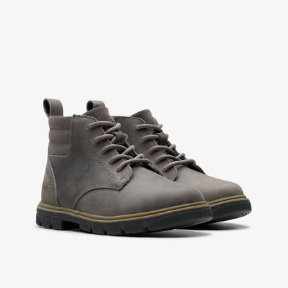 Clarks Kids Lorcam Trail Kid Dark Grey