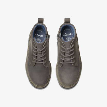 Clarks Kids Lorcam Trail Kid Dark Grey