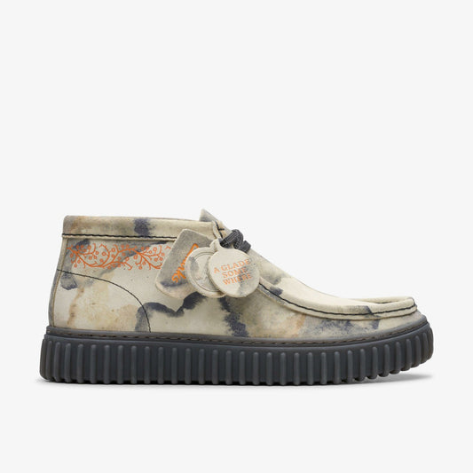 Clarks Men Torhill Tor Off White Camoflage