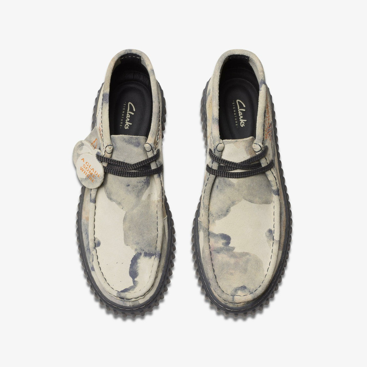Clarks Men Torhill Tor Off White Camoflage