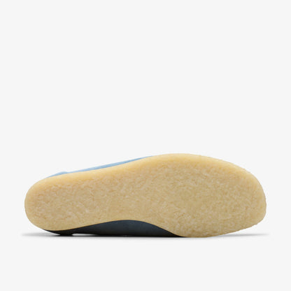Clarks Women Wallabee Weave Powder Blue Suede