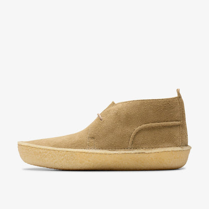 Clarks Men Desert Rain Dark Sand Suede