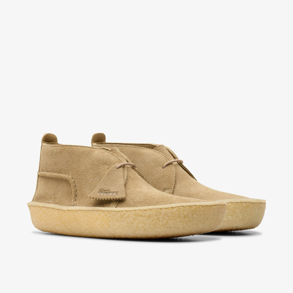 Clarks Men Desert Rain Dark Sand Suede