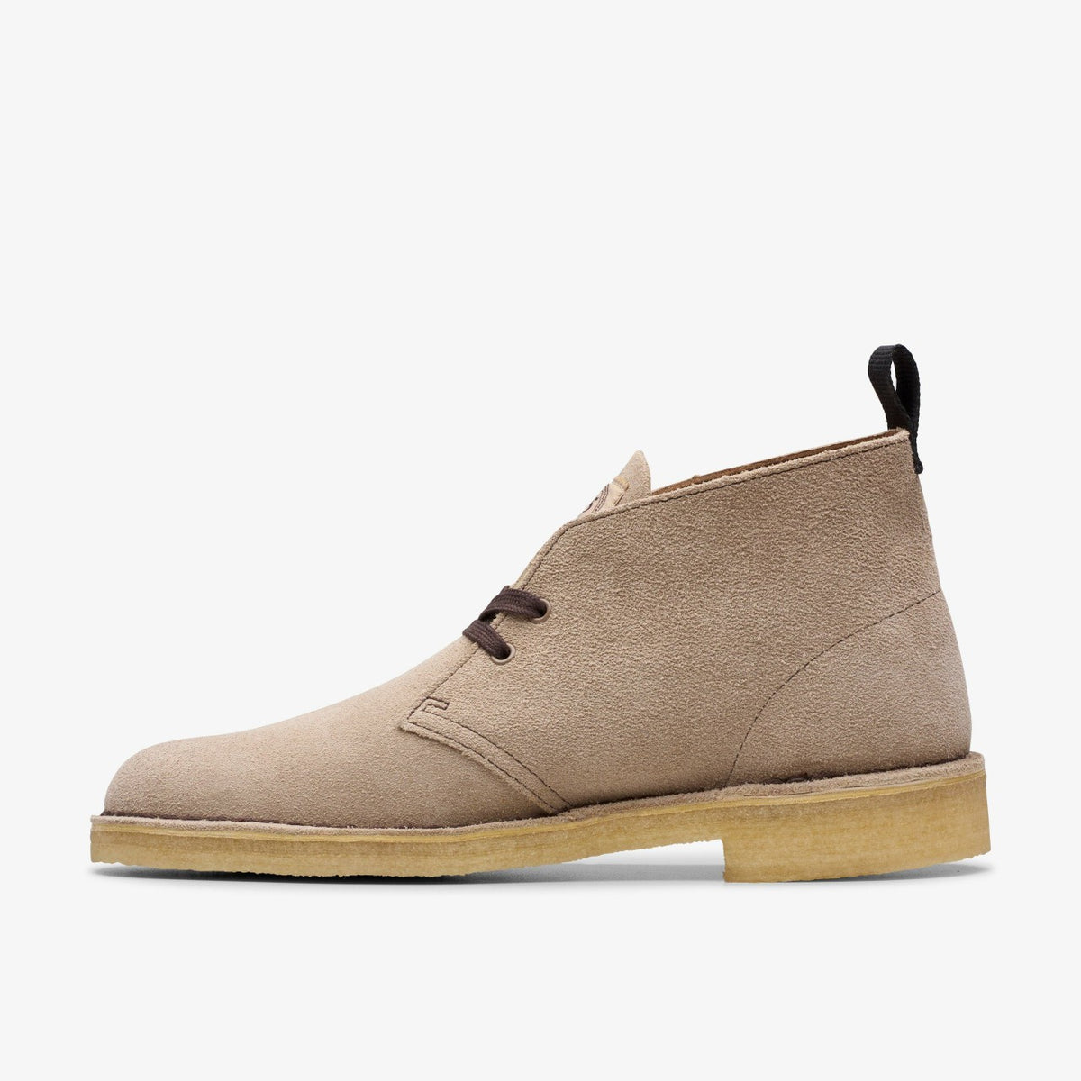 Clarks Men Desert Boot Wolf Suede