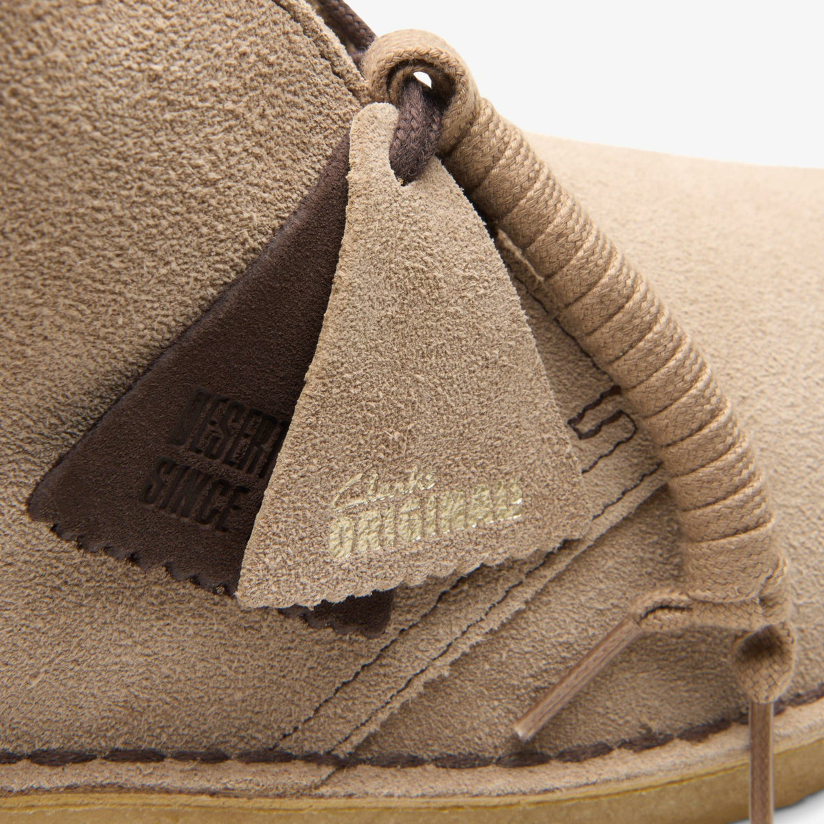 Clarks Men Desert Boot Wolf Suede