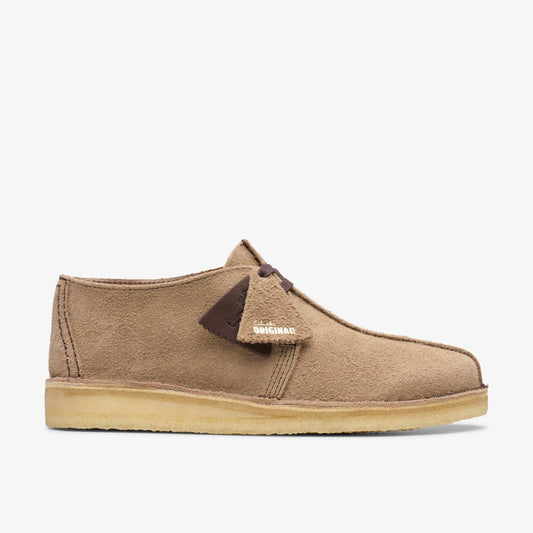 Clarks Men Desert Trek Wolf Suede