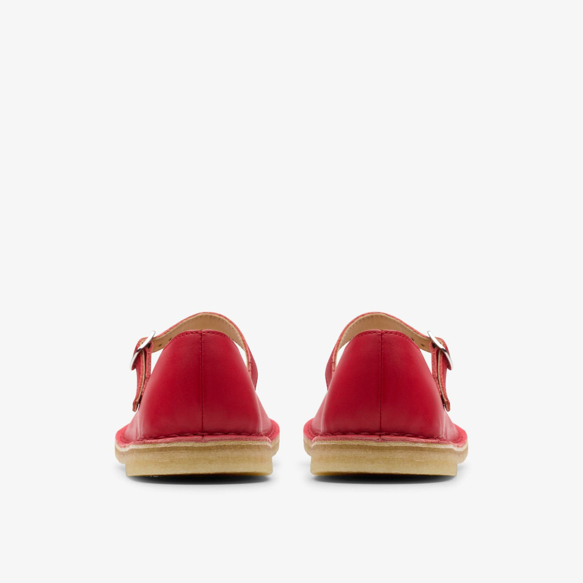 Clarks Women Desert Jane Red Leather