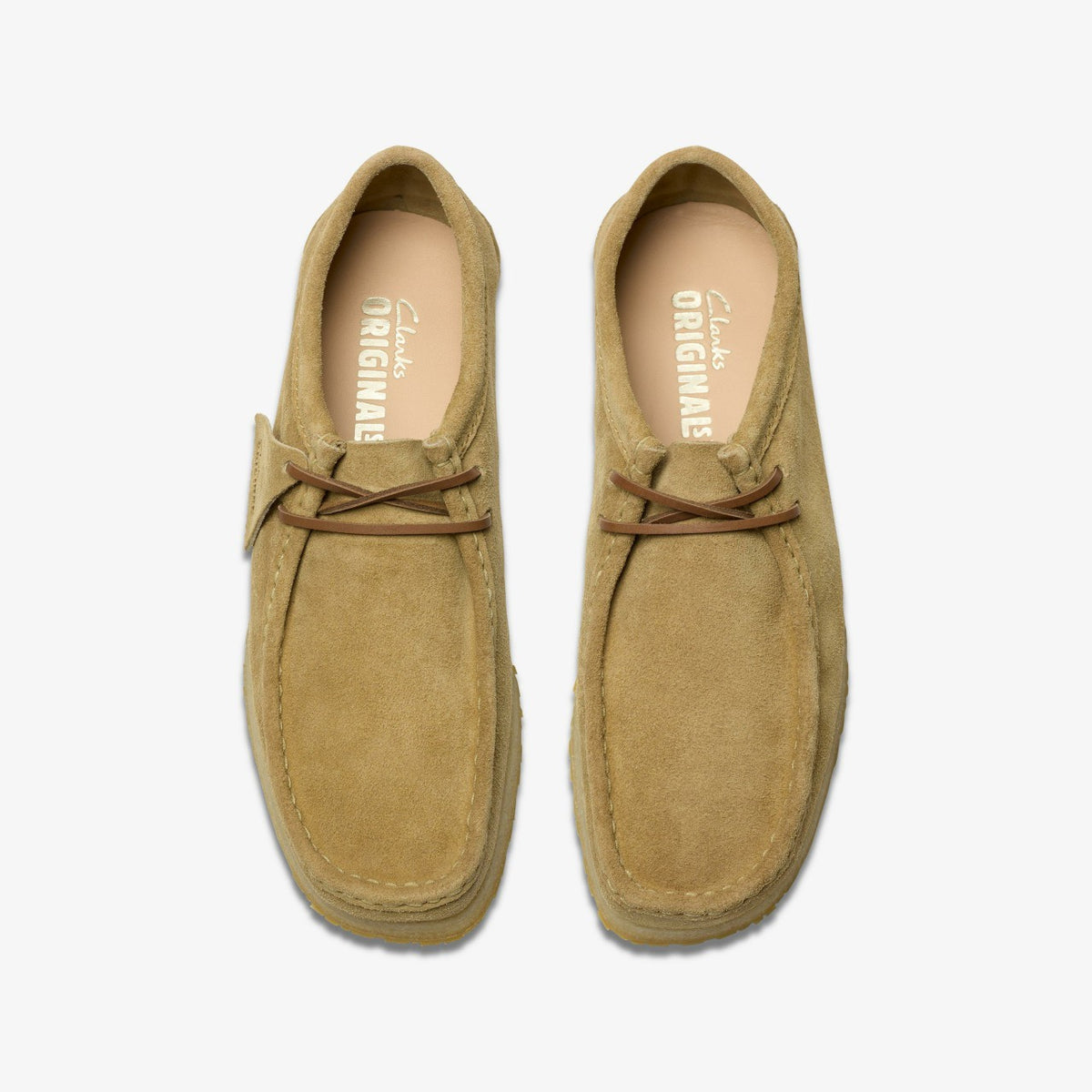 Clarks Men Godney Lace Dark Sand Suede