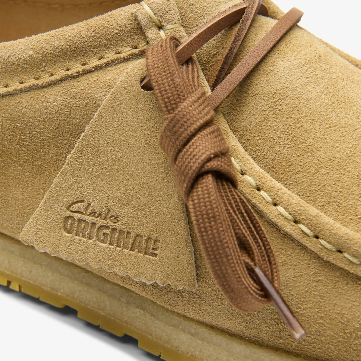 Clarks Men Godney Lace Dark Sand Suede