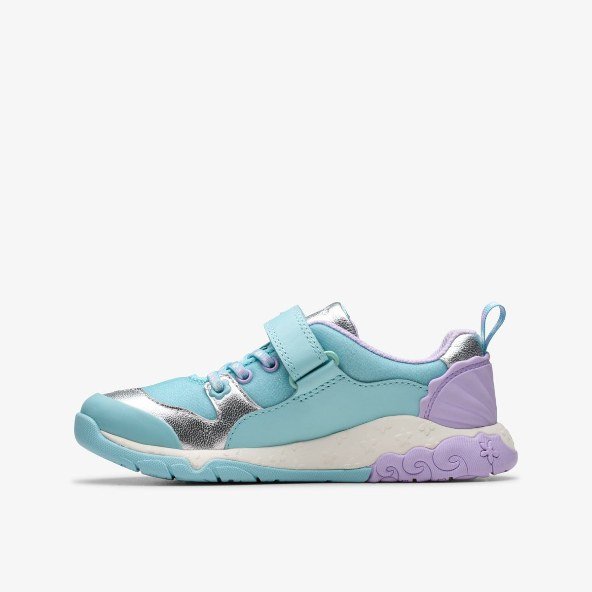 Clarks Kids Tidal Shell Kid Light Blue Combination