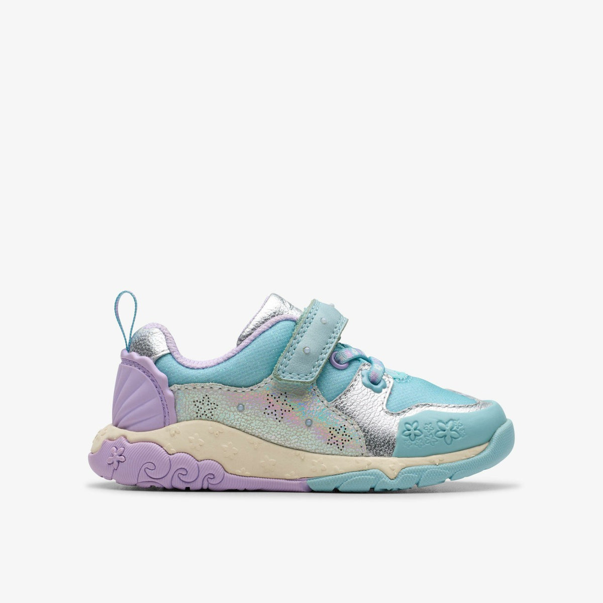 Clarks Kids Tidal Shell Toddler Light Blue Combination
