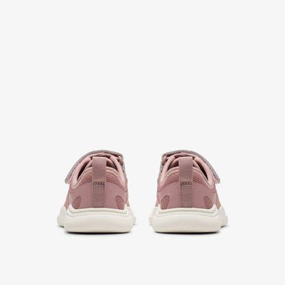 Clarks Kids Feather Ath Toddler Dusty Pink