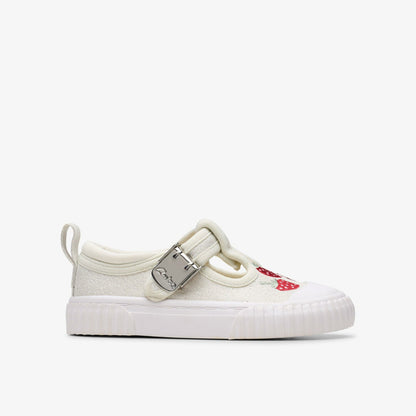 Clarks Kids|Babies Foxing Berry Toddler Silver Fabric