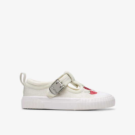 Clarks Kids|Babies Foxing Berry Toddler Silver Fabric