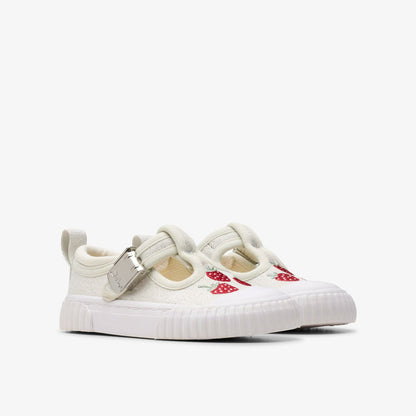 Clarks Kids|Babies Foxing Berry Toddler Silver Fabric