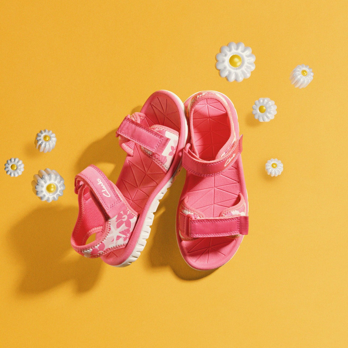 Clarks Kids SurfingTide Kid Pink Multicolour