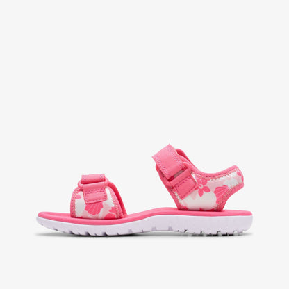 Clarks Kids SurfingTide Kid Pink Multicolour