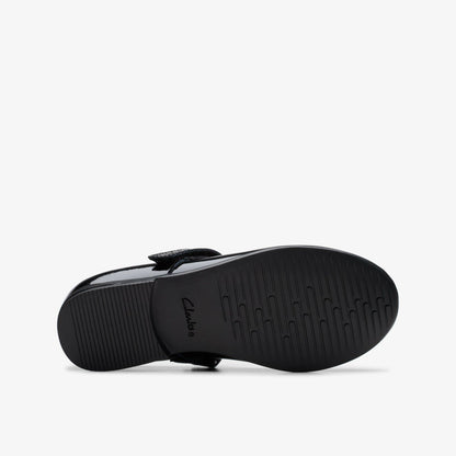 Clarks Kids Finja Tap Kid Black Patent