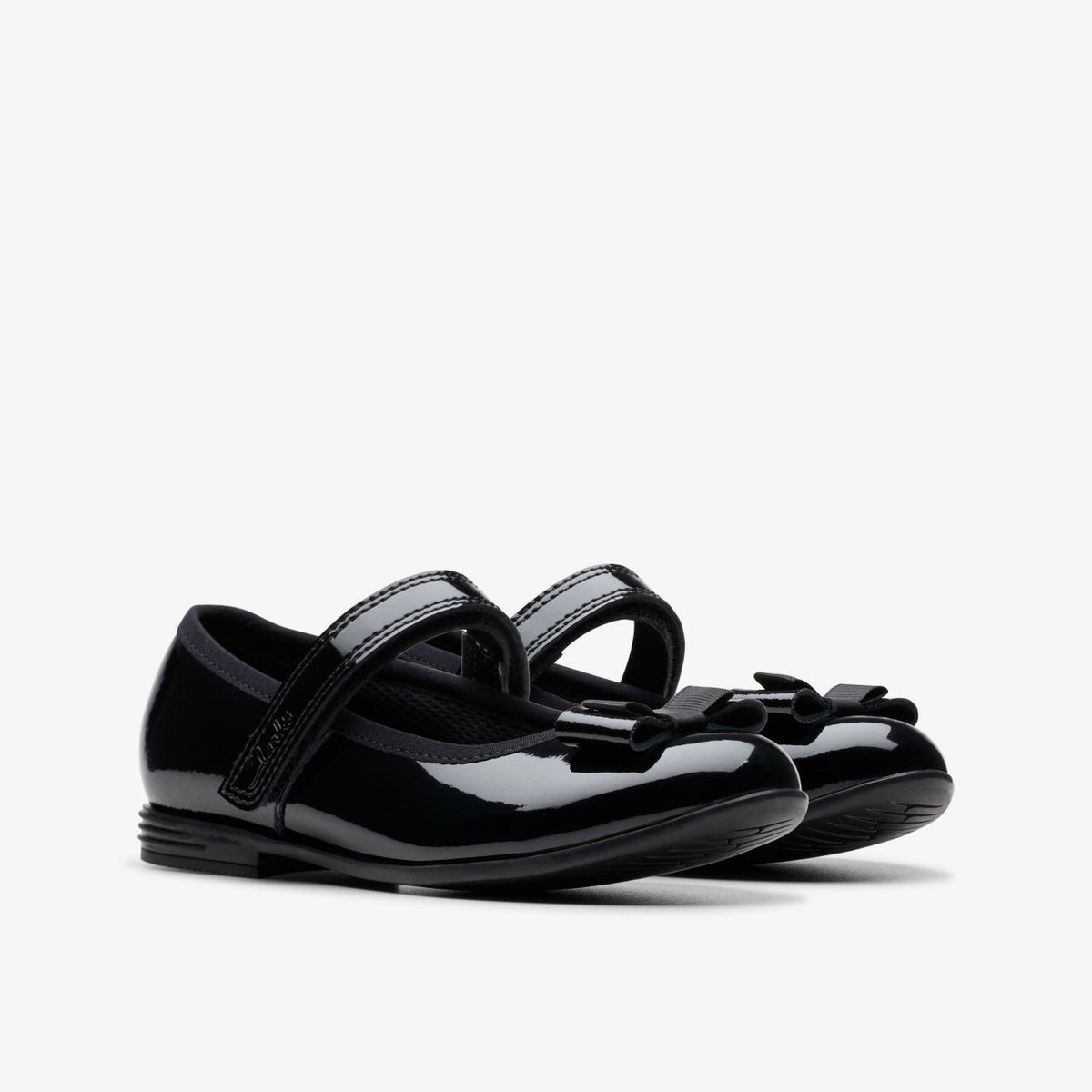 Clarks Kids Finja Tap Kid Black Patent