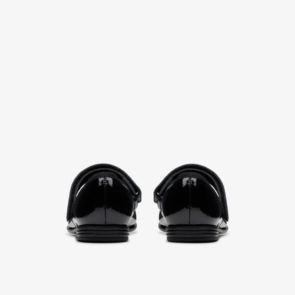 Clarks Kids Finja Tap Kid Black Patent