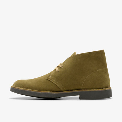 Clarks Men Desert Boot Evo Olive Suede