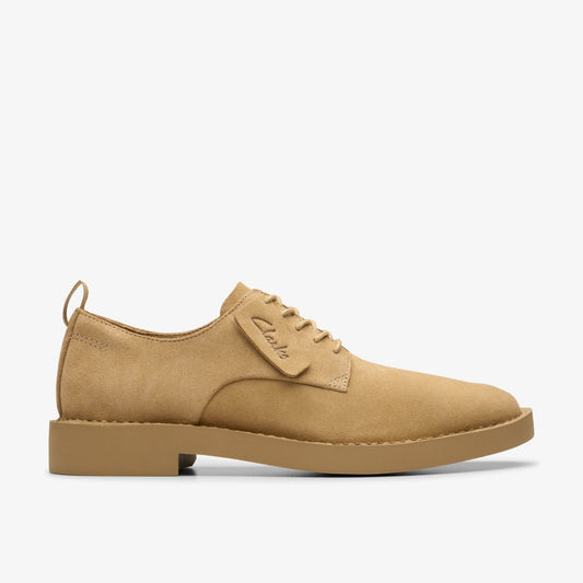 Clarks Men Martock Lace Dark Sand Suede