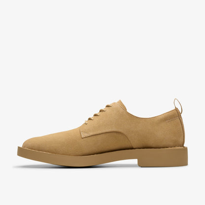 Clarks Men Martock Lace Dark Sand Suede