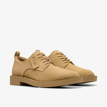 Clarks Men Martock Lace Dark Sand Suede