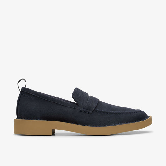 Clarks Men Martock Lo Navy Suede